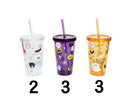 タンブラー（クリア、パープル、オレンジ）６５０ｍＬ