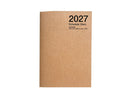 ２０２７年ダイアリー（Ｂ６変形、マンスリー、クラフト）