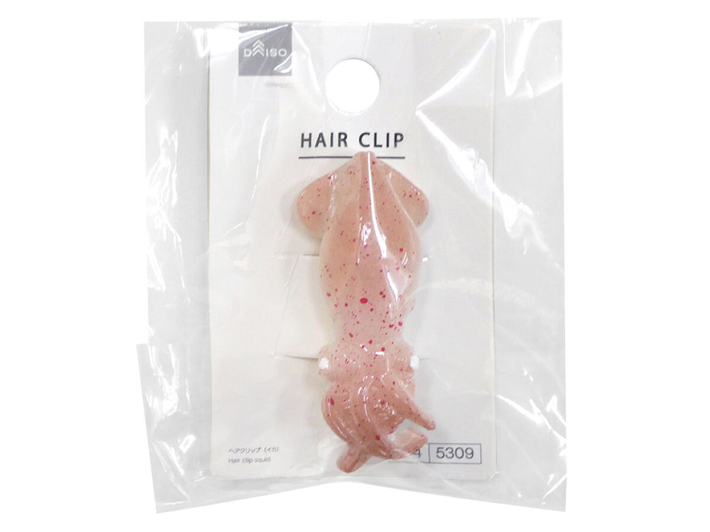 ヘアゴム　ベビーヘアクリップ　イカさん１〜２ ヘアクリップ（イカ） -100均 通販 ダイソーオンラインショップ【公式】