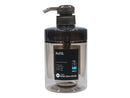 １ｄｐ　広口ポンプボトル　丸　アンバー４００ｍＬ