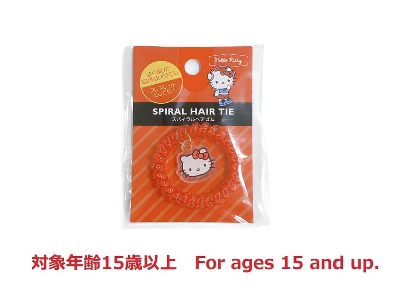 スパイラルヘアゴム キティ アウトドアその他×1個入 -100均 通販