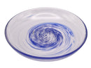 びいどろガラス　カラードット　プレート　青