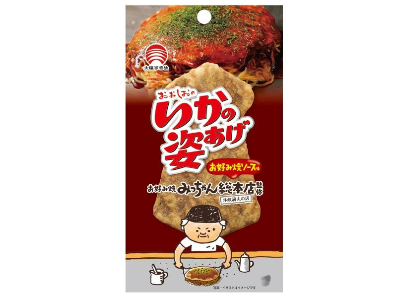 合食　いかの姿あげ　みっちゃん総本店監修お好みソース味　４枚入４枚×１個入