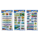 プラレール　ぷっくりシール