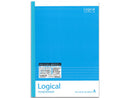 ロジカルノート_Ｂ５、３０枚、Ａ罫、ビビッドカラー、ブルー