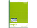 ロジカルノートＢ５、３０枚、Ａ罫、ビビッドカラー、グリーン