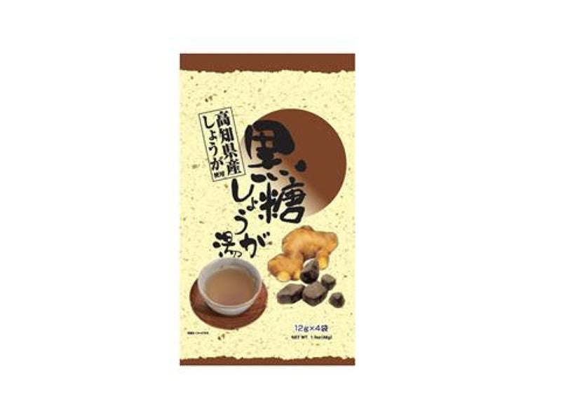 日東食品工業　黒糖しょうが湯４８ｇ（１２ｇ×４Ｐ）４８ｇ×１個入