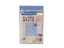 テープ付き携帯ポリ袋（１５枚、ブルーフラワー）その他×１５枚入