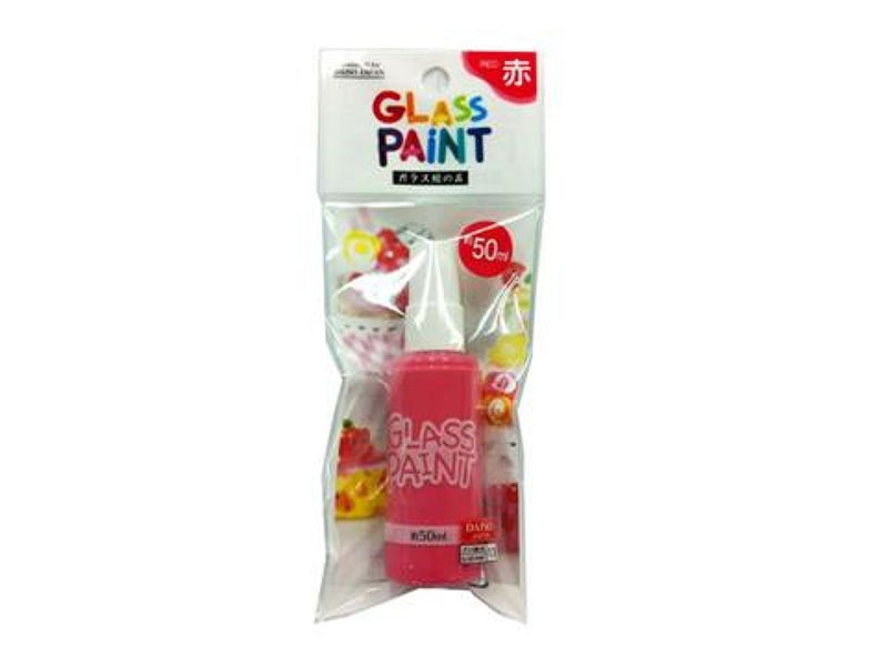 ガラス絵の具５０ｍｌ（赤）