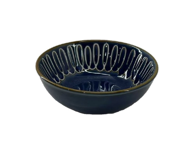 窯変青ループ　１１ボウル