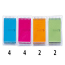 カラーカバーメモＡ７　Ａ罫２冊パック（４色アソート）