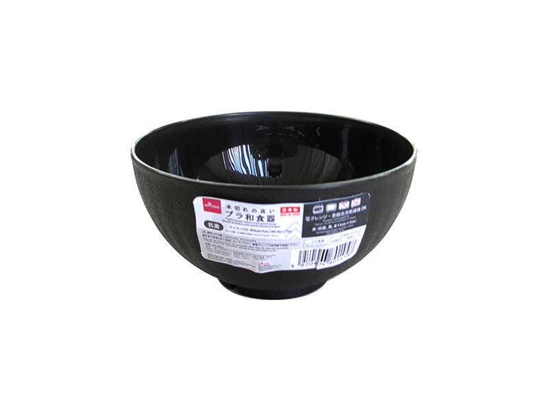 丼（抗菌、黒、Φ１３ｃｍ×７ｃｍ）