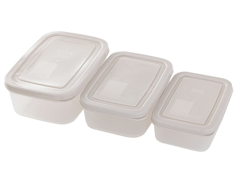 食品保存容器（３サイズセット）　ＢＥ