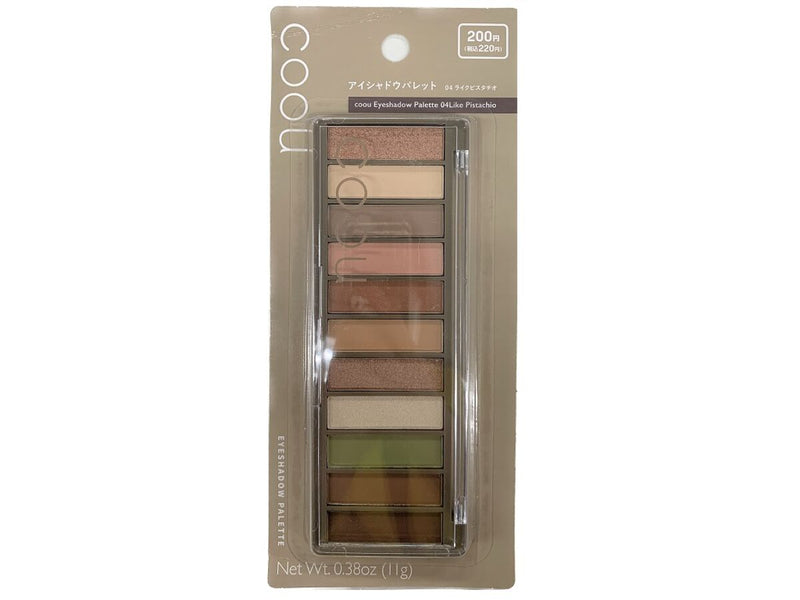 コーウ　アイシャドウパレット　０４ライクピスタチオ１１ｇ