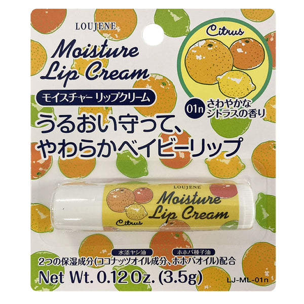 LJ モイスチャー リップクリーム 01nシトラスの香り×3．5g×1
