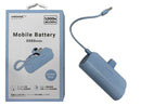 モバイルバッテリー（ソルベブルー、ミニ）５０００ｍＡＨ