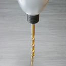 チタンコーティング鉄工ドリル刃４．５ｍｍ６角ビット付