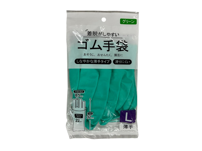 ゴム手袋（薄手、Ｌ）なし