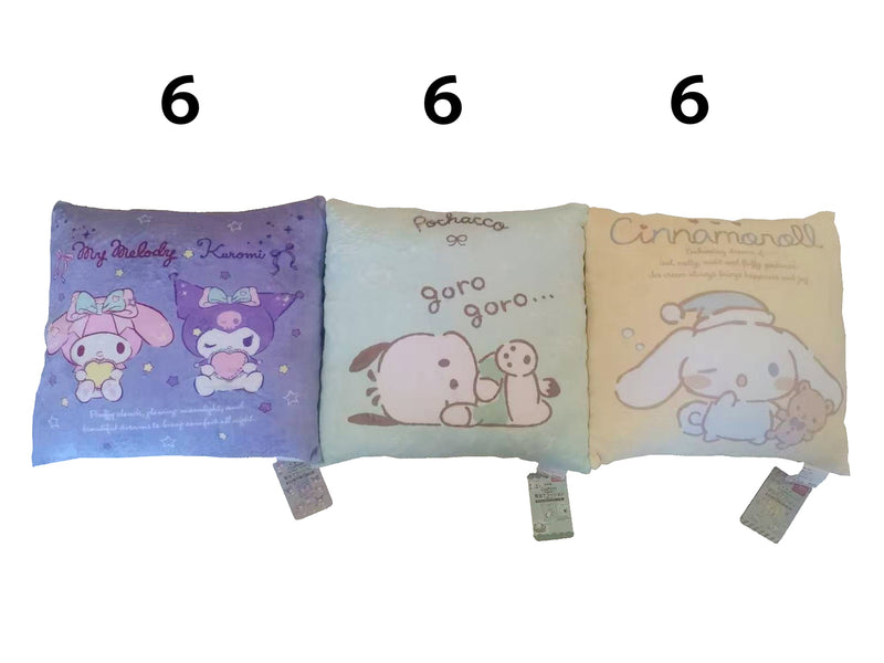 背当てクッション（シナモロール・ポチャッコ・マイメロディ クロミ）なし