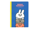 Ａ５　ノート　ブルー（ＢＵＮＮＩ　ＫＯＮＢＩＮＹ　　バニーコンビニ）