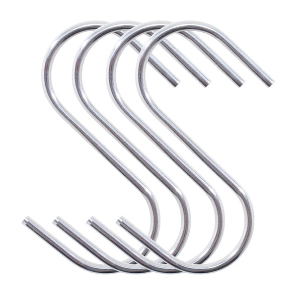 ステンレスS字フック、4個5．5cm -100均 通販 ダイソー