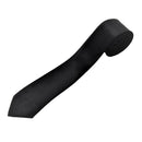 葬儀にも使えるブラックナロータイ_無地