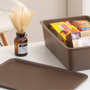 スクエア収納ケース4L用フタ（ブラウン）