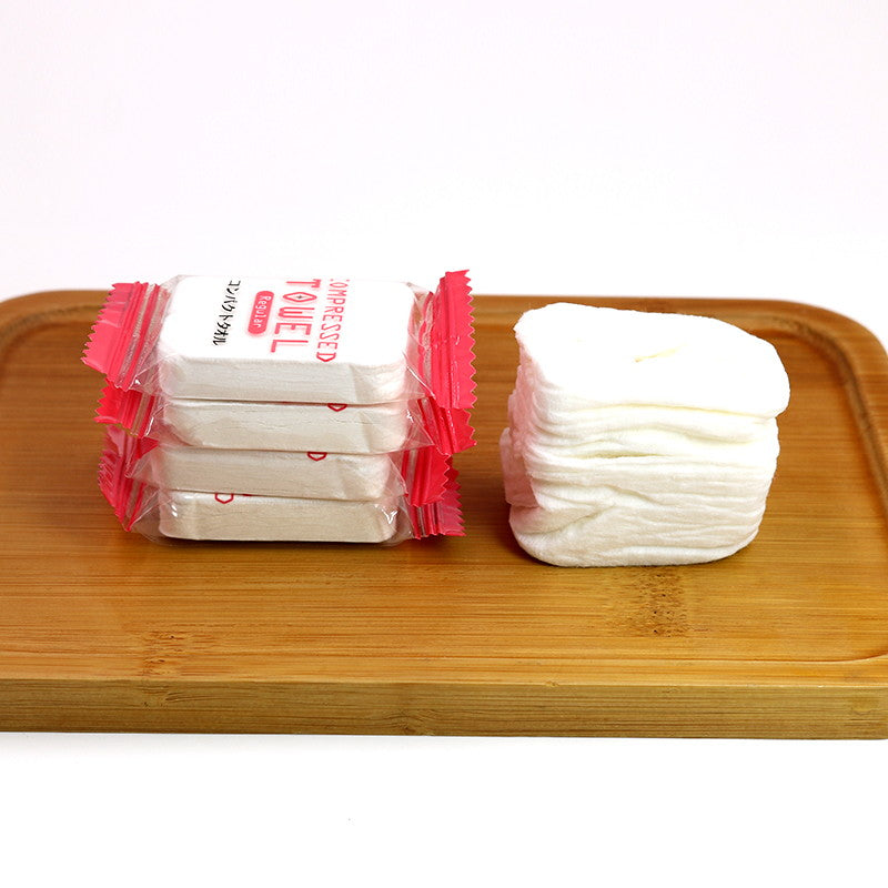 圧縮タオル（レギュラーサイズ、21×26cm、8枚）