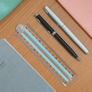 分度器付_折りたたみルーラー定規