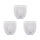 クリア粘着フック　27ｍｍ×30ｍｍ　3個