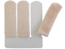 ワンタッチ伸縮ネット包帯（指用３枚　ベージュ色）