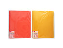Ａ４クリアブック３２ポケット（レッド、オレンジ）