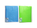 Ａ４クリアブック３２ポケット（ブルー、グリーン）