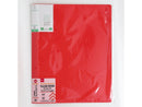 Ａ４クリアブック４０ポケット（背表紙あり、レッド）