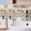 3Dタイルステッカー（ダークブルー）