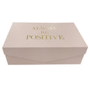 フタ付紙BOX（4サイズ、長方形、ピンク）