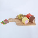 ウッドカッティングボード（ハンドル、焼き目）