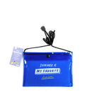 ビニールサコッシュ（ＰＭＵ、ブルーサマー）