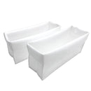 不織布仕切りケース（ホワイト、２枚、１１×３２×２０ｃｍ）