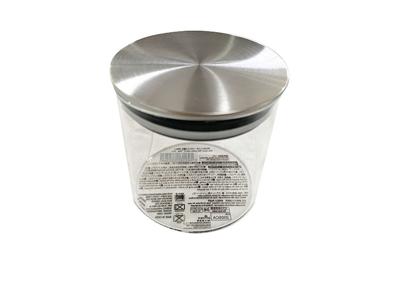 ガラスキャニスター（ステンレス蓋付、１２０ｍＬ）