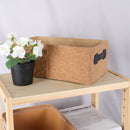 折り畳めるコルクストレージＢＯＸ（３２cmｘ１８cmｘ１２ｃ