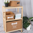 折り畳めるコルクストレージＢＯＸ（３２cmｘ１８cmｘ１２ｃ