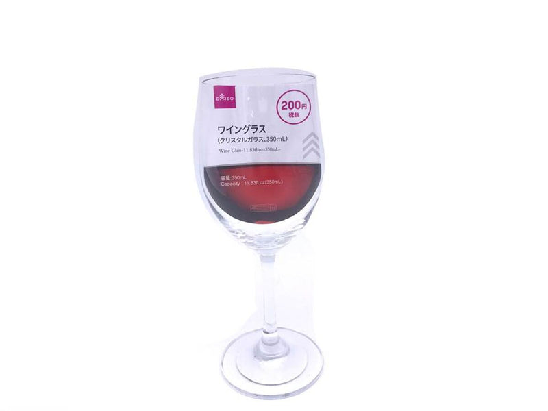 ワイングラス（クリスタルガラス、３５０ｍＬ）