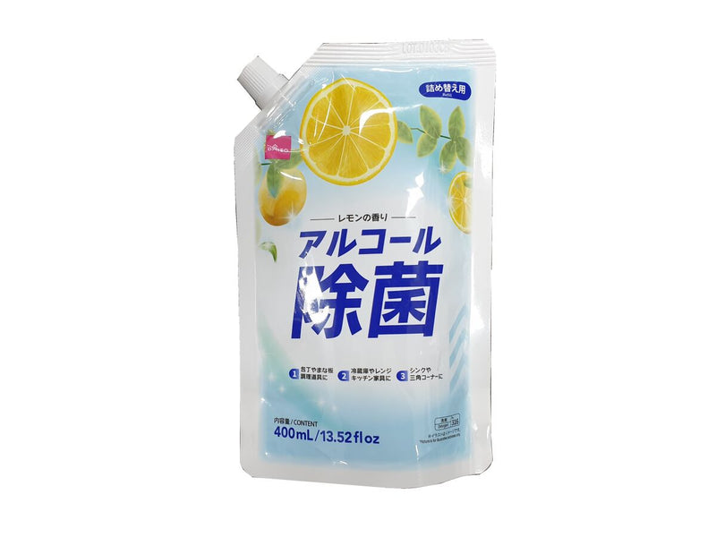 アルコール除菌４００ＭＬ詰め替え用（キャップ付）