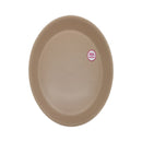 ヨーロッパ風プレート（φ１９．５ｃｍ×３ｃｍ、ベージュ）