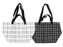 折りたたみショッピングバッグ（２ハンドル、北欧柄、２７ｃｍ×２７ｃｍ×１８ｃｍ）