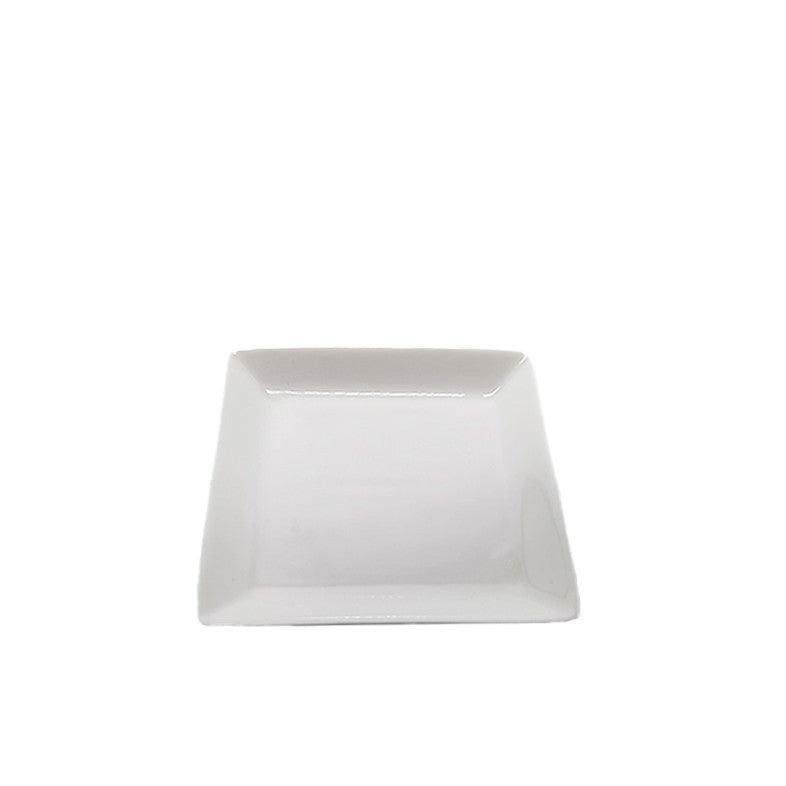 ホワイト皿（正方形、約１２ｃｍ）