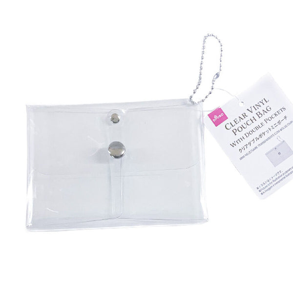 ユキエモンジャムラボスイカ✤ダブルファスナークリアポーチ ユキエモンジャムラボスイカ✤ダブルファスナークリアポケットポーチ