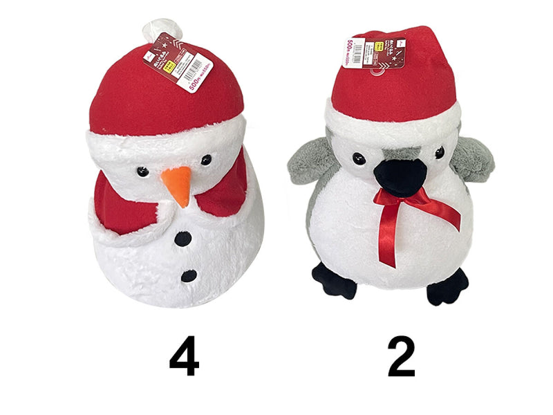 クリスマスぬいぐるみ（ペンギン、スノーマン） -100均 通販 ダイソー