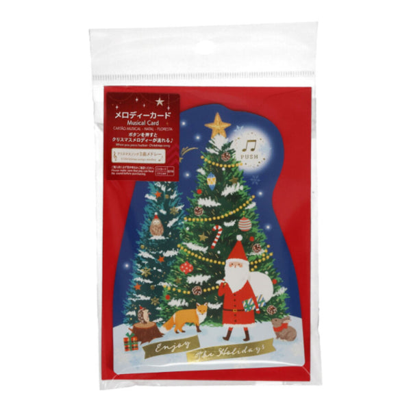 メロディーカード（クリスマス、フォレスト） -100均 通販 ダイソー